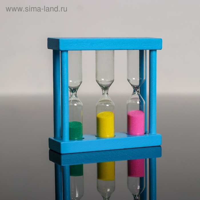 Песочные часы «Изучаем время» 3 × 9 × 9 см Песочные часы «Изучаем время» 3 × 9 × 9 см