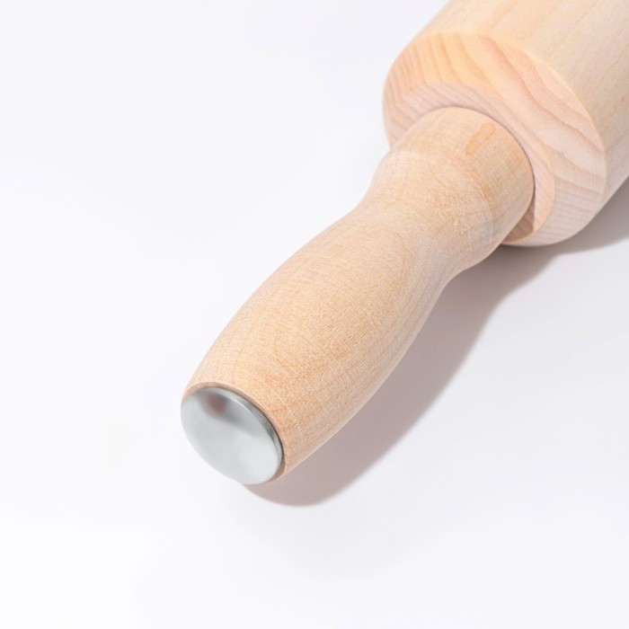 Скалка с вращающимися ручками, 30х6 см, липа Скалка с вращающимися ручками, 30х6 см, липа