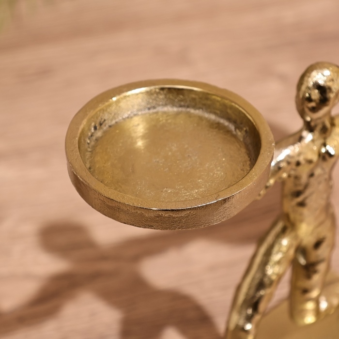 Подсвечник  Подсвечник "Пауэр" 20 см, алюминий