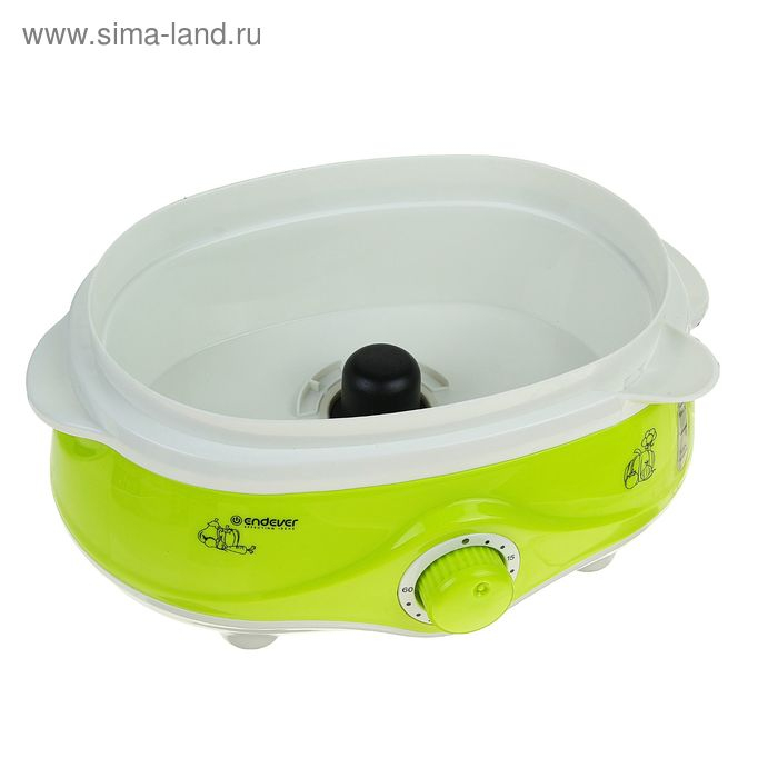 Пароварка Endever Vita-171, электрическая, 1000 Вт, 11 л, 3 яруса, бело-зеленая Пароварка Endever Vita-171, электрическая, 1000 Вт, 11 л, 3 яруса, бело-зеленая