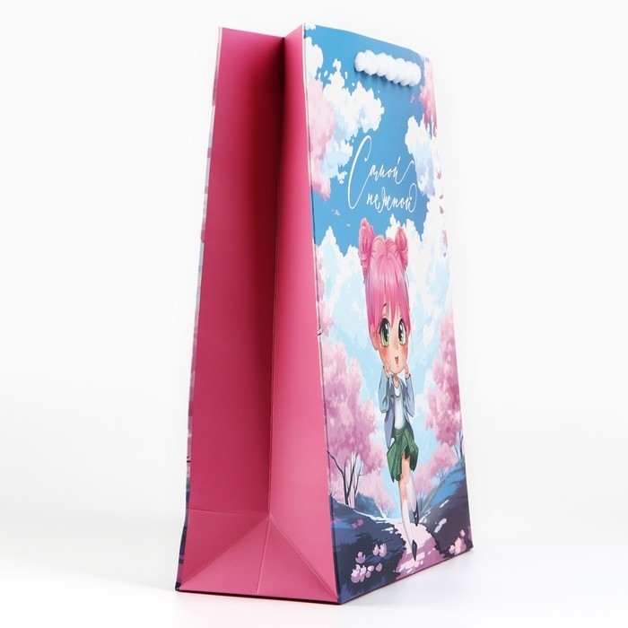 Пакет ламинированный вертикальный «Самой нежной», M 26 х 30 х 9 см