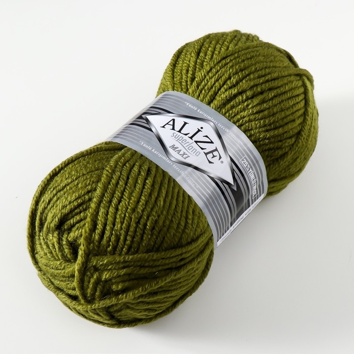 Пряжа Пряжа "Superlana Maxi" 75% акрил, 25% шерсть 100м/100гр (620)