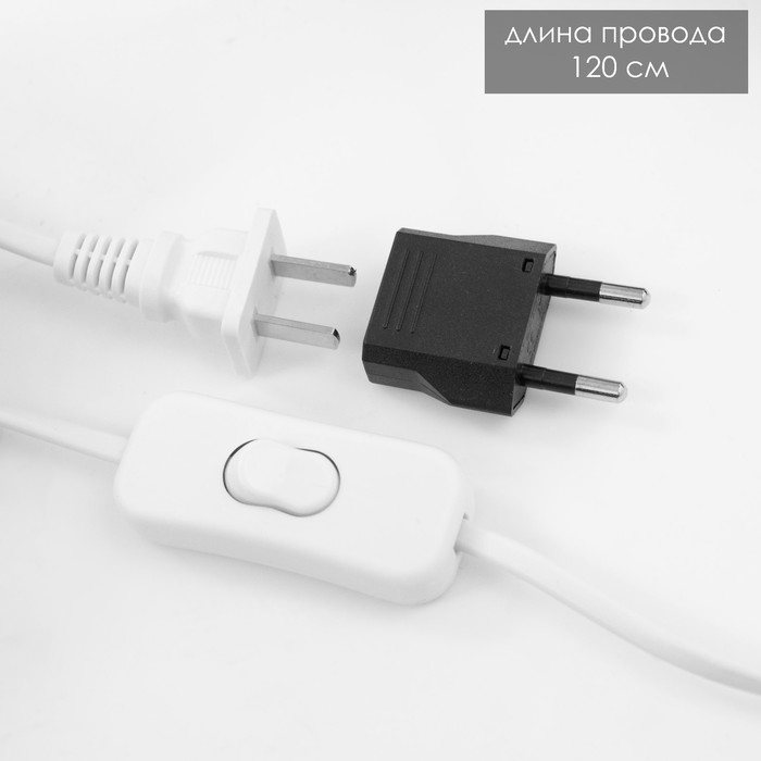 Торшер  Торшер "Гусь" Е27 15Вт синий 40х50х125см