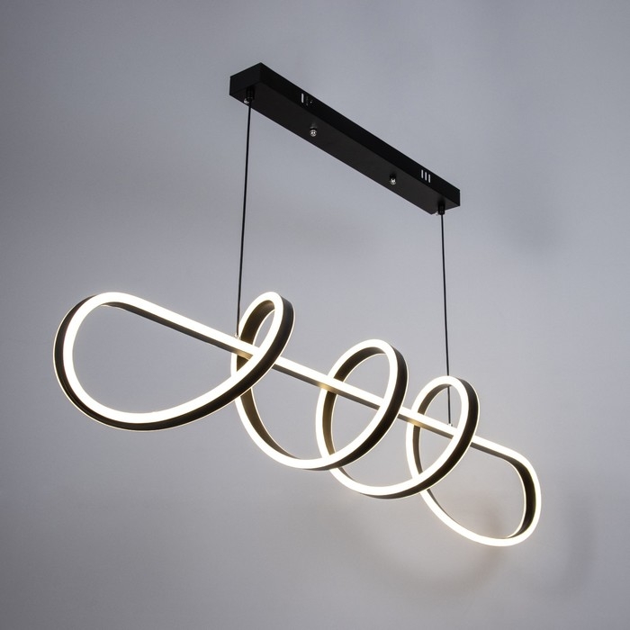 Светильник с ПДУ Светильник с ПДУ "Наими" LED 180Вт 3000-6000К черный 100х24х16 см