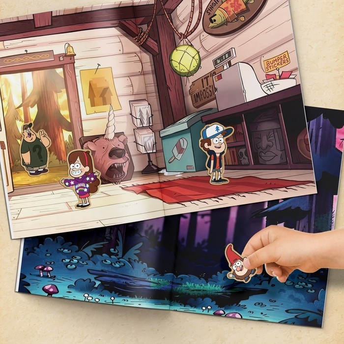 Стикербук, А5, 8 стр., Гравити Фолз Стикербук, А5, 8 стр., Гравити Фолз