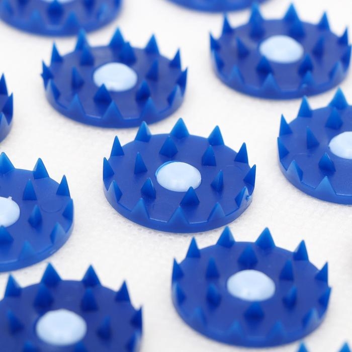 Аппликатор Аппликатор "Кузнецова", 70 колючек, спанбонд, 23 х 32 см, синий.