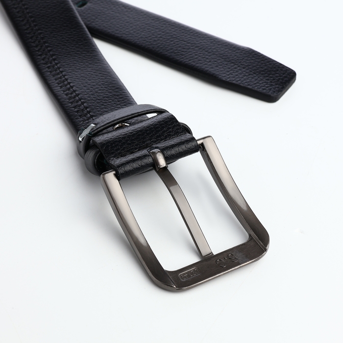 Ремень мужской, ширина 4 см, пряжка металл, цвет чёрный Ремень мужской, ширина 4 см, пряжка металл, цвет чёрный