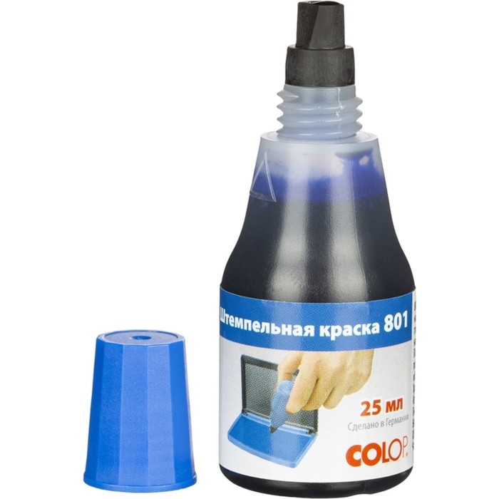Штемпельная краска COLOP, 25 мл, синяя Штемпельная краска COLOP, 25 мл, синяя