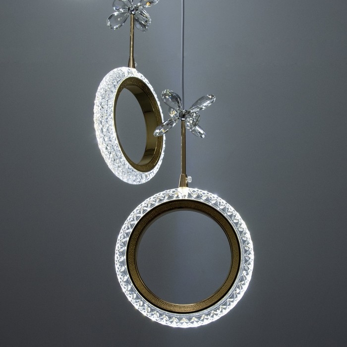 Светильник с ПДУ Светильник с ПДУ "Лаурен" LED 130Вт 3000-6000К золото 53х53х100 см