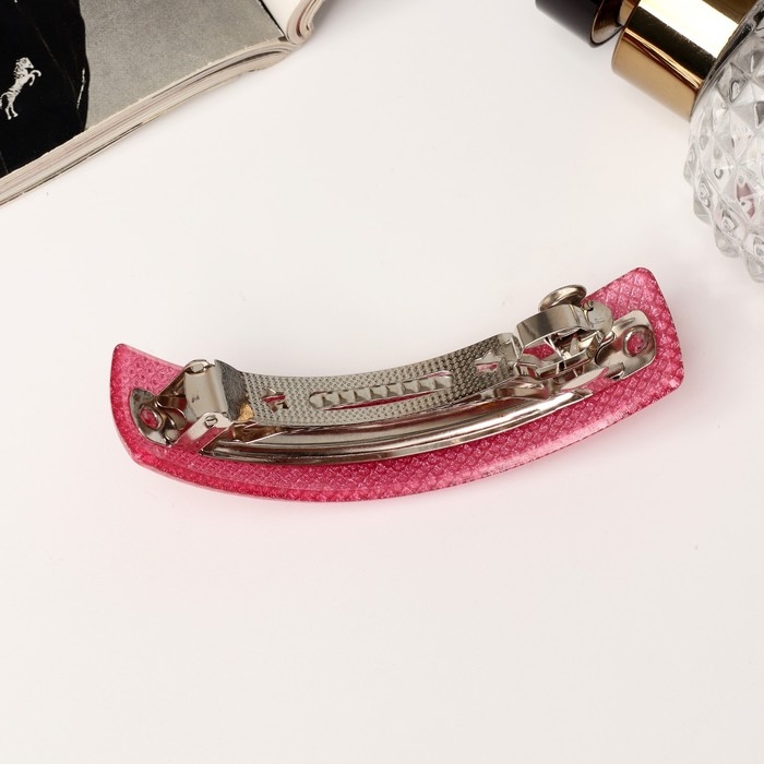 Заколка-автомат для волос Заколка-автомат для волос "Сечение" 9 см, микс