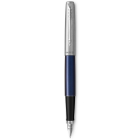 Ручка перьевая Parker Jotter Core F63 Royal Blue CT M, корпус из нержавеющей стали