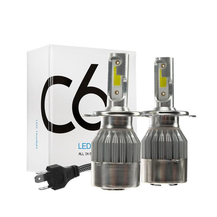 Автолампа светодиодная Н4, 36 Вт, 3800 Лм, набор 2 шт Автолампа светодиодная Н4, 36 Вт, 3800 Лм, набор 2 шт