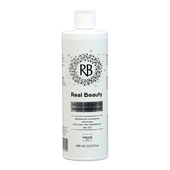 Мицеллярная вода Real Beauty, 400 мл Мицеллярная вода Real Beauty, 400 мл