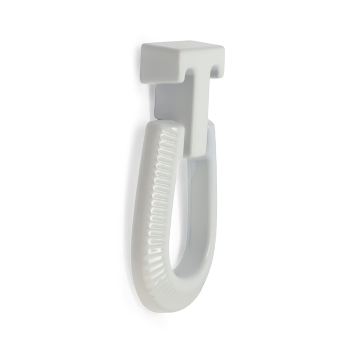 Ручка-кнопка CAPPIO EARRING, алюминий, цвет белый Ручка-кнопка CAPPIO EARRING, алюминий, цвет белый