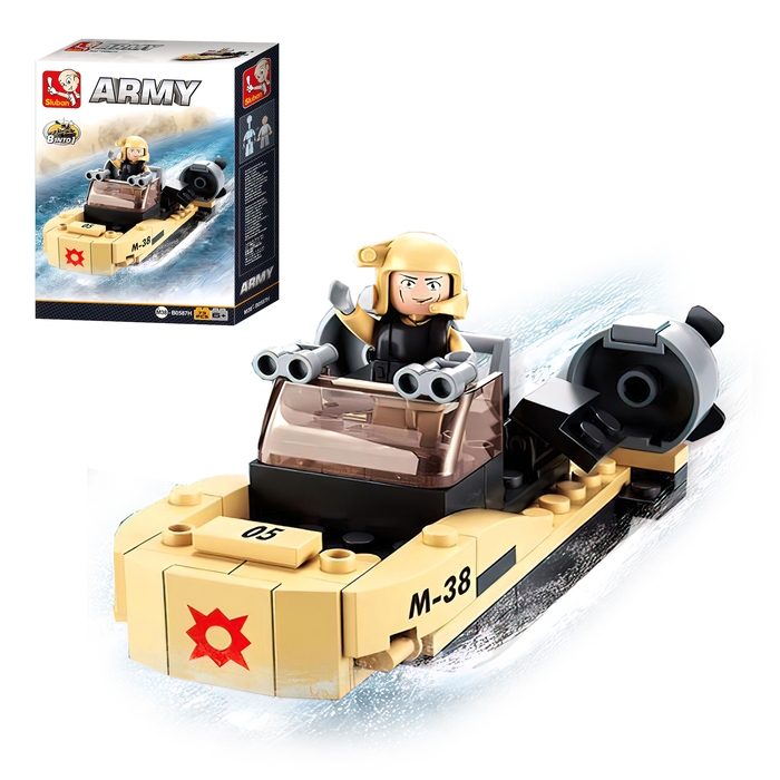 Конструктор Армия &laquo;Катер&raquo;, 73 детали