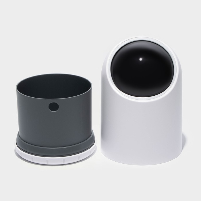 Ведро для мусора сенсорное SAVANNA, 2 л, цвет белый Ведро для мусора сенсорное SAVANNA, 2 л, цвет белый