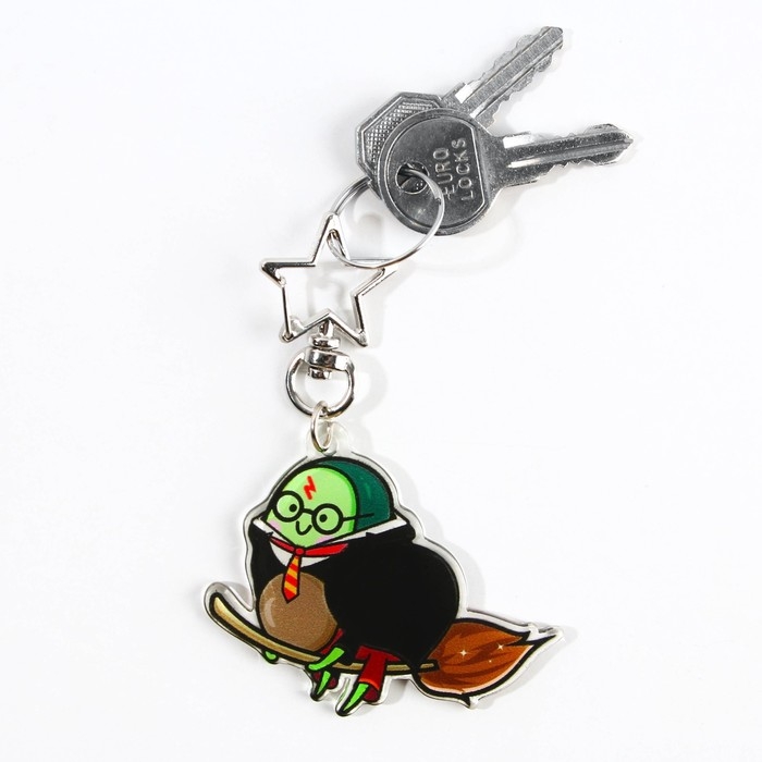 Брелок для ключей акриловый «Добавь магии», 6 х 5,4 см