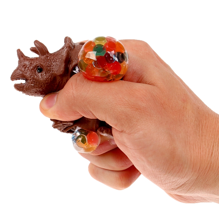 Мялка с гидрогелем «Динозавр», набор 3 шт, виды МИКС Мялка с гидрогелем «Динозавр», набор 3 шт, виды МИКС