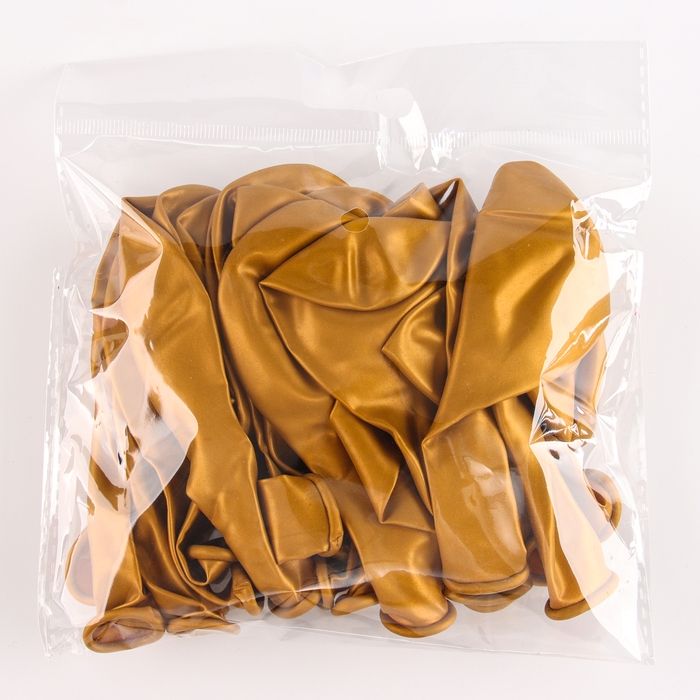 Шар латексный 12 Шар латексный 12" металл Gold 25 шт.