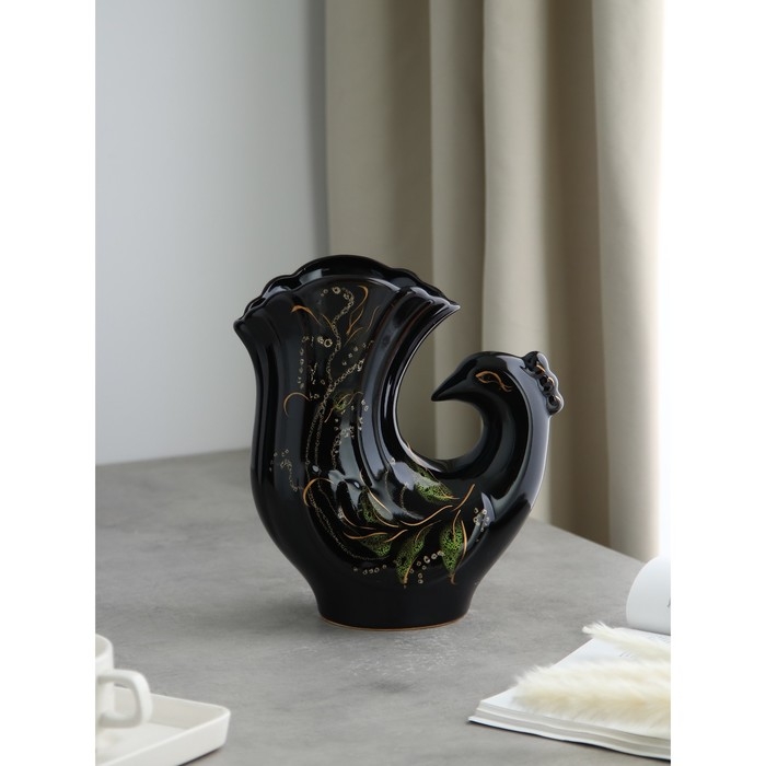 Ваза керамическая «Голубь», настольная, 25 см, микс Ваза керамическая «Голубь», настольная, 25 см, микс