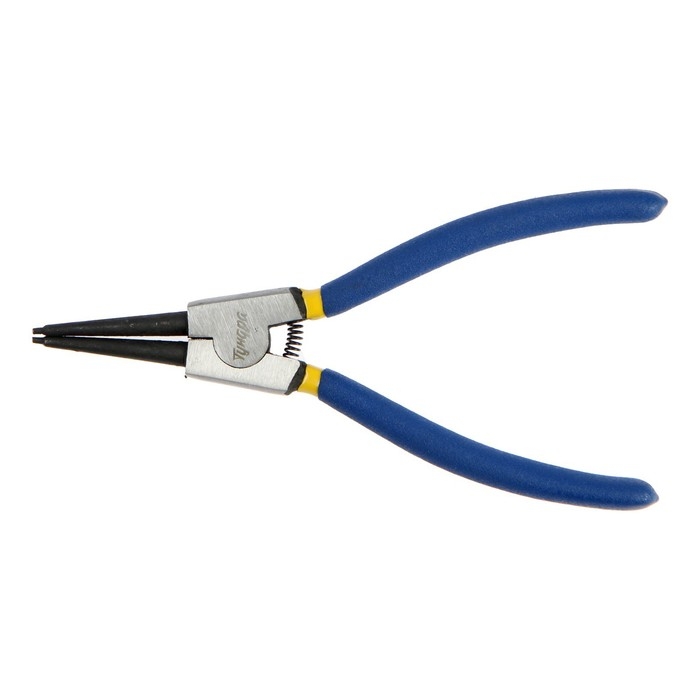 Съемник внешних стопорных колец ТУНДРА, прямые губки на разжим, 170 мм Съемник внешних стопорных колец ТУНДРА, прямые губки на разжим, 170 мм