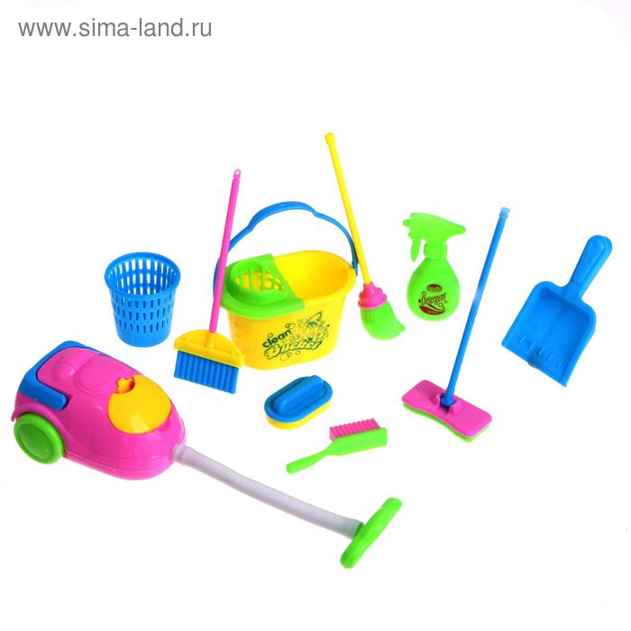 Набор для уборки «Чистый дом», цвет МИКС Набор для уборки «Чистый дом», цвет МИКС