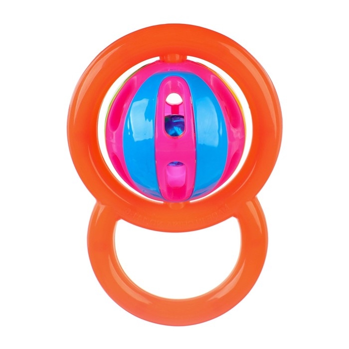 Погремушка «Яркий шар», цвет МИКС, Крошка Я Погремушка «Яркий шар», цвет МИКС, Крошка Я