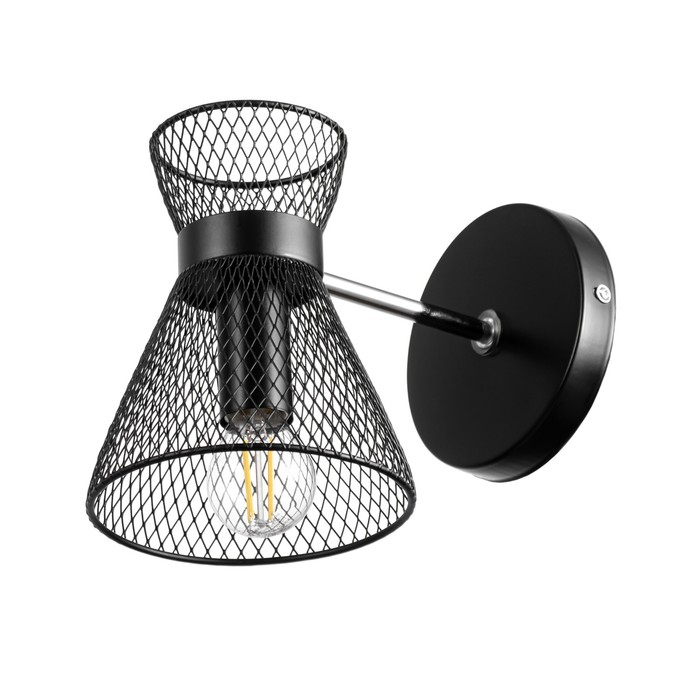 Бра 662413/1 40Вт E14  черный 18х12х18 см Бра 662413/1 40Вт E14  черный 18х12х18 см