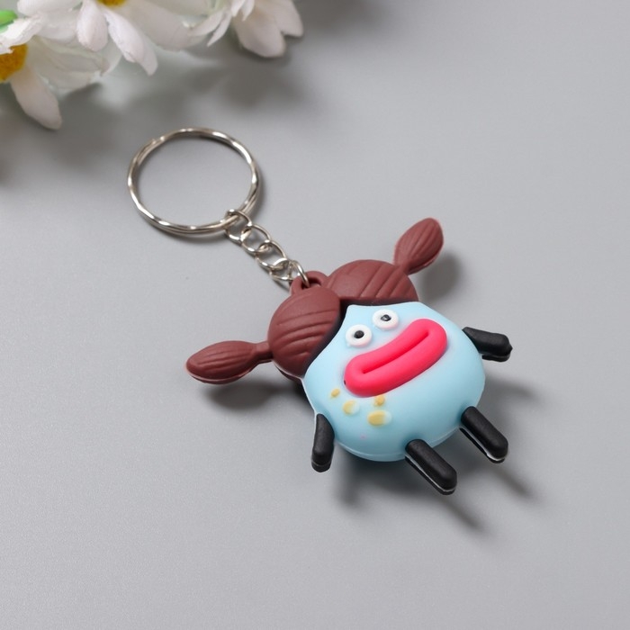 Брелок резина  Брелок резина "Картошка с большими губами" МИКС 5х5,5 см