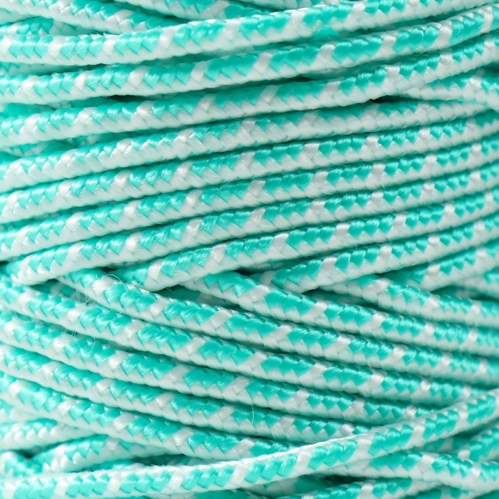 Шнур полипропиленовый вязаный 3 мм / 50 м (цветной) МИКС Шнур полипропиленовый вязаный 3 мм / 50 м (цветной) МИКС