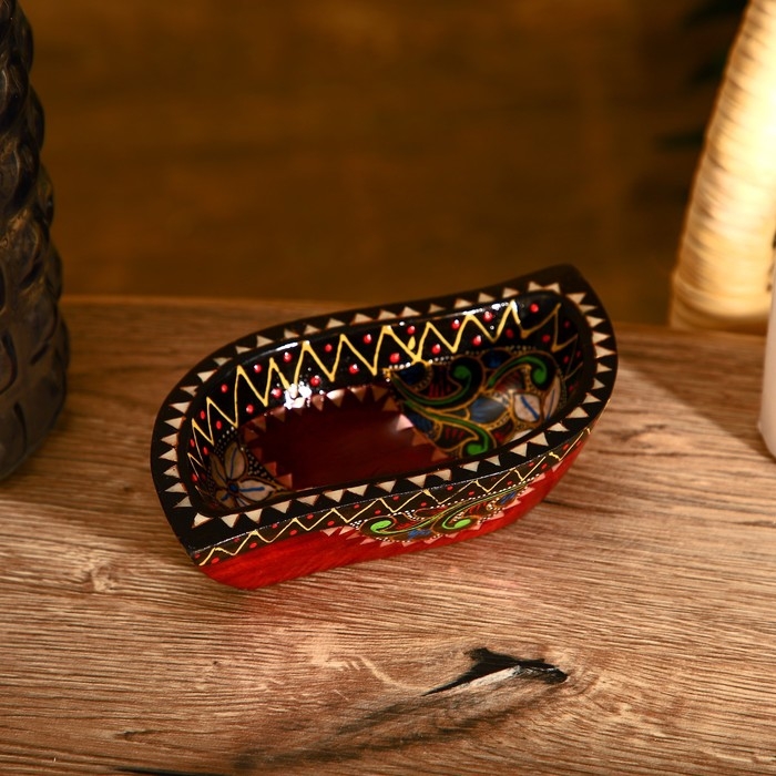 Блюдо Блюдо "Ломбок стайл" дерево 15х10х5 см