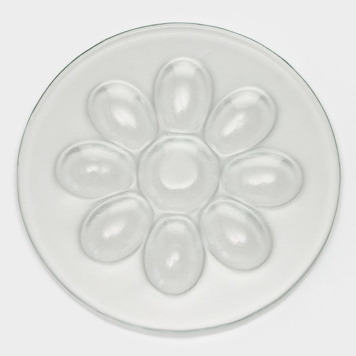 Подставка стеклянная для яиц «Авис», d=22 см, 9 ячеек Подставка стеклянная для яиц «Авис», d=22 см, 9 ячеек