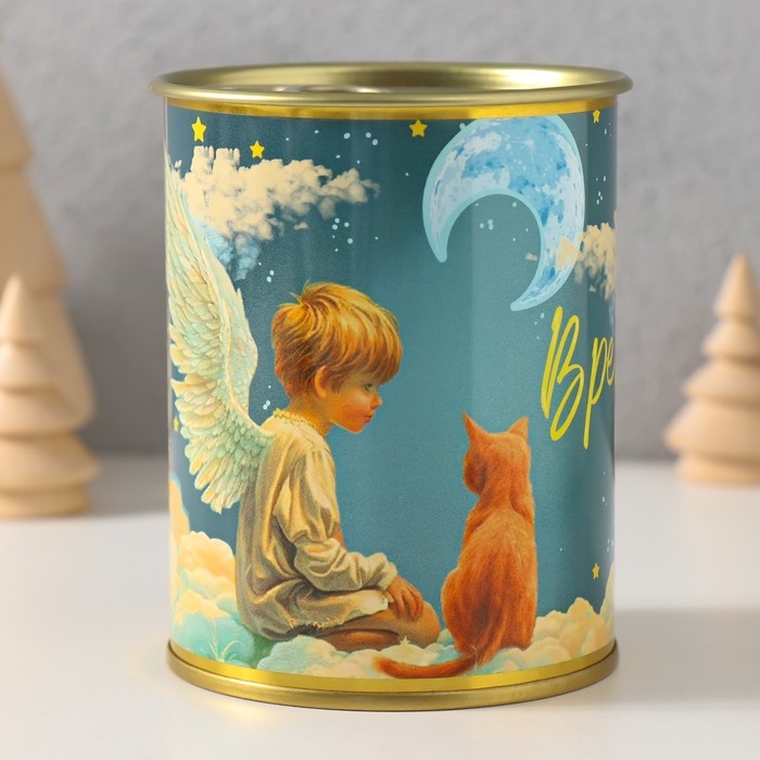 Копилка-банка металл Копилка-банка металл "Время для сказки"