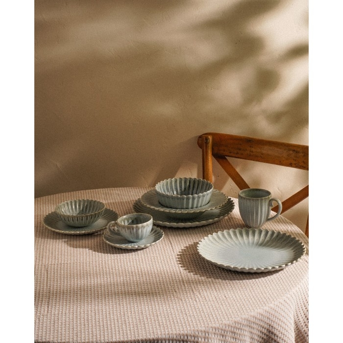 Кружка фарфоровая SL Home «Эхо Крита», 300 мл, цвет голубой Кружка фарфоровая SL Home «Эхо Крита», 300 мл, цвет голубой