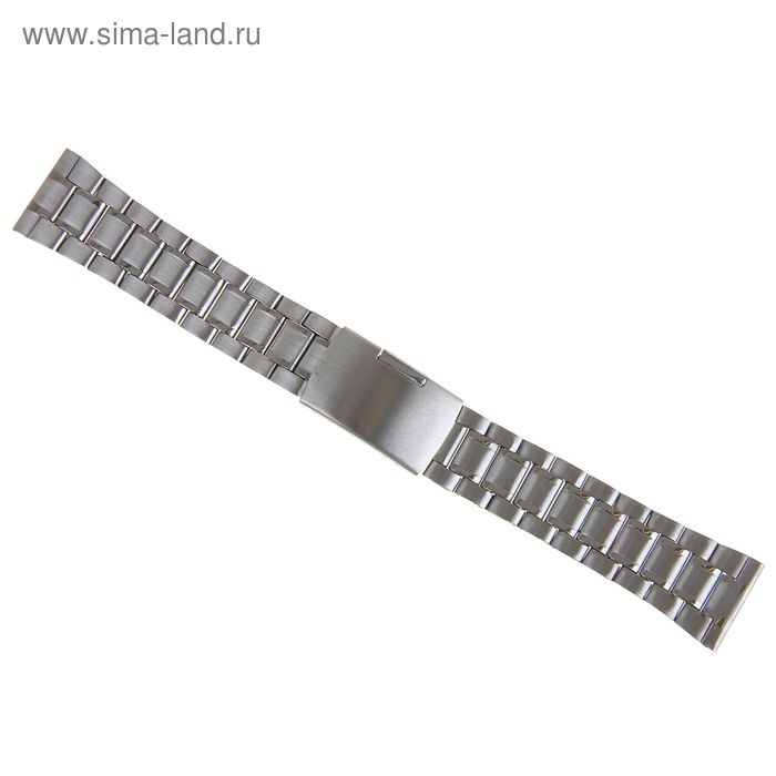 Ремешок для часов Ремешок для часов "Соломон", 22 мм, металл, серебристый