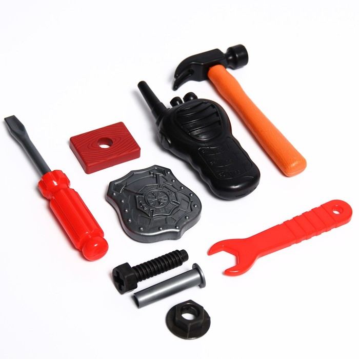 Набор пожарного с каской ФИКСИКИ Набор пожарного с каской ФИКСИКИ "Фикси Инструменты" 15 предметов