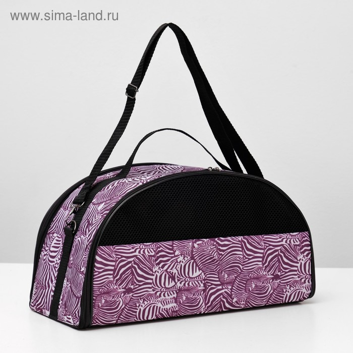 Сумка - переноска для животных, раскладная полукруглая, нейлон, 41 х 20 х 23 см, микс расцветок 4940 Сумка - переноска для животных, раскладная полукруглая, нейлон, 41 х 20 х 23 см, микс расцветок 4940