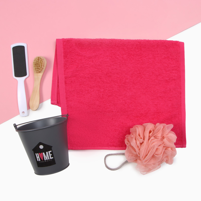 Набор подарочный «Home» полотенце и аксессуары Набор подарочный «Home» полотенце и аксессуары