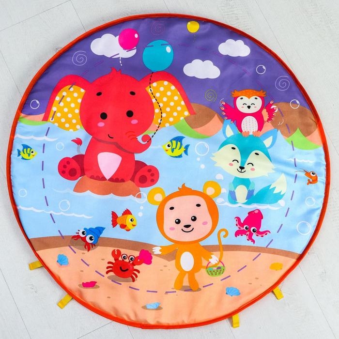 Развивающий коврик «Игра малыша», с пианино, круглый, розовый Развивающий коврик «Игра малыша», с пианино, круглый, розовый