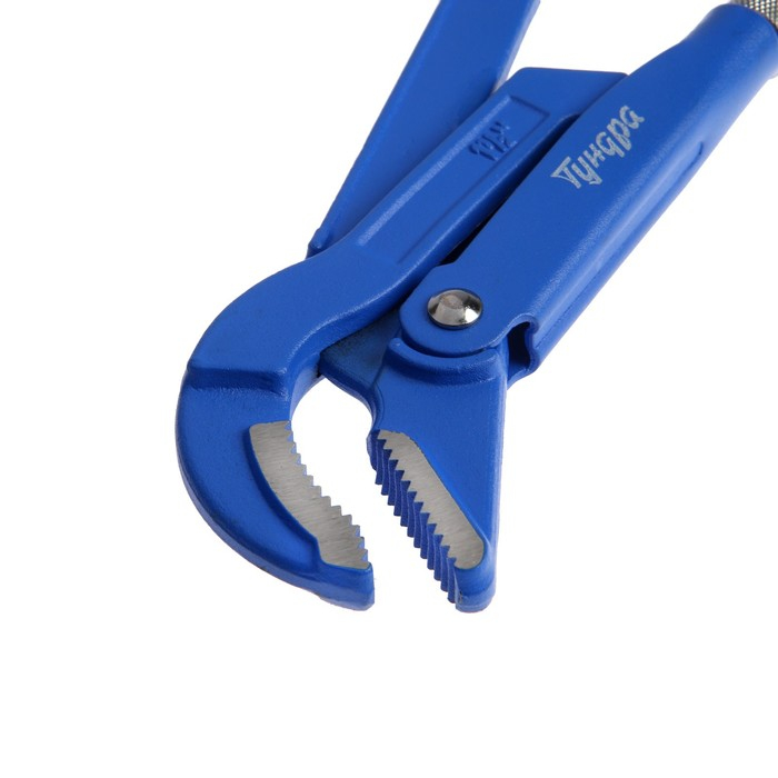 Ключ трубный рычажный ТУНДРА, полукруглый зажим 45°, раскрытие до 50 мм, №2, 1 1/2 Ключ трубный рычажный ТУНДРА, полукруглый зажим 45°, раскрытие до 50 мм, №2, 1 1/2"