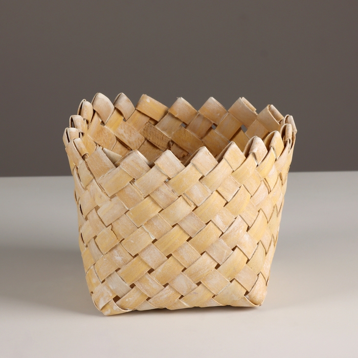 Кашпо плетеное, D14хН11,5см, оранжевый Кашпо плетеное, D14хН11,5см, оранжевый