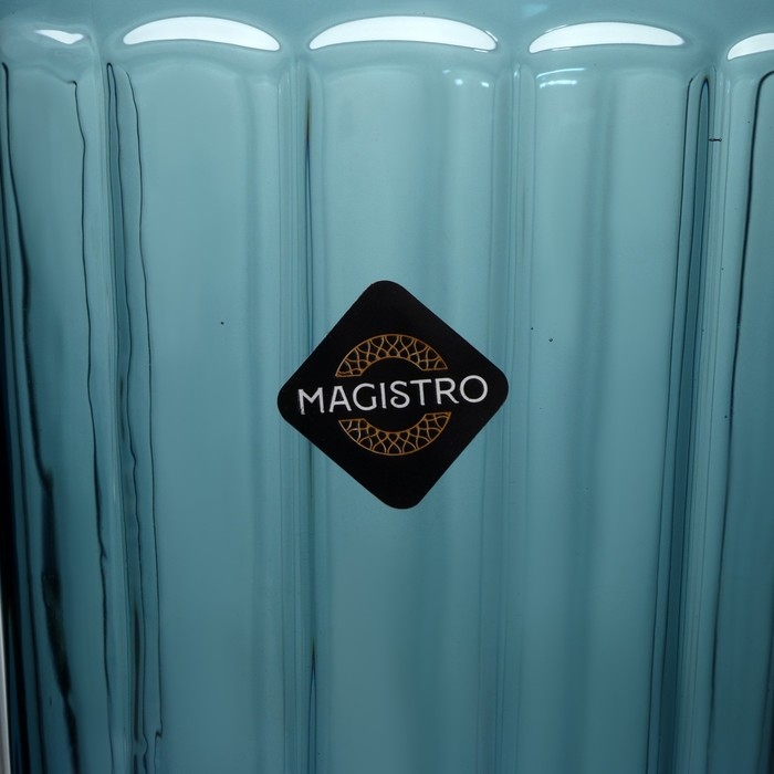 Стакан стеклянный Magistro «Ла-Манш», 350 мл, цвет синий Стакан стеклянный Magistro «Ла-Манш», 350 мл, цвет синий