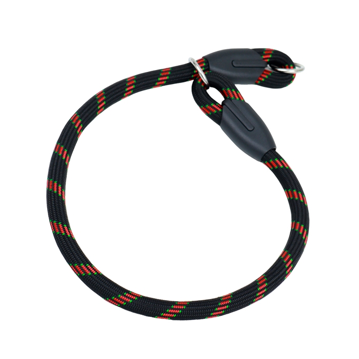 Ошейник - удавка для собак, 1,2 х 60 см, черно-красный Ошейник - удавка для собак, 1,2 х 60 см, черно-красный