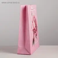 Пакет подарочный ламинированный, упаковка, &laquo;Пион&raquo;, S 12 х 15 х 5.5 см