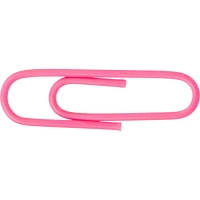 Скрепки Attache с полимерным покрытием,28 мм,разноцветные, 100 шт/уп