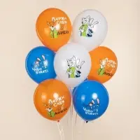 Воздушные шары латексные 12" &laquo;Мистер Ли и Зайка полицейский&raquo;, набор 25 шт. МИКС