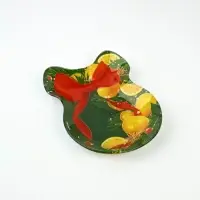 Блюдо новогоднее плоское &laquo;Апельсины&raquo;, 13.5&times;18 см