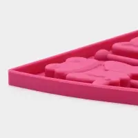 Форма для леденцов Доляна &laquo;Звери&raquo;, силикон, 27.5&times;16.5 см, 6 ячеек (6.4&times;6.4), с палочками, МИКС