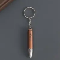 Металлический брелок для ключей на кольце &laquo;Пуля&raquo;, 6&times;1 см, МИКС