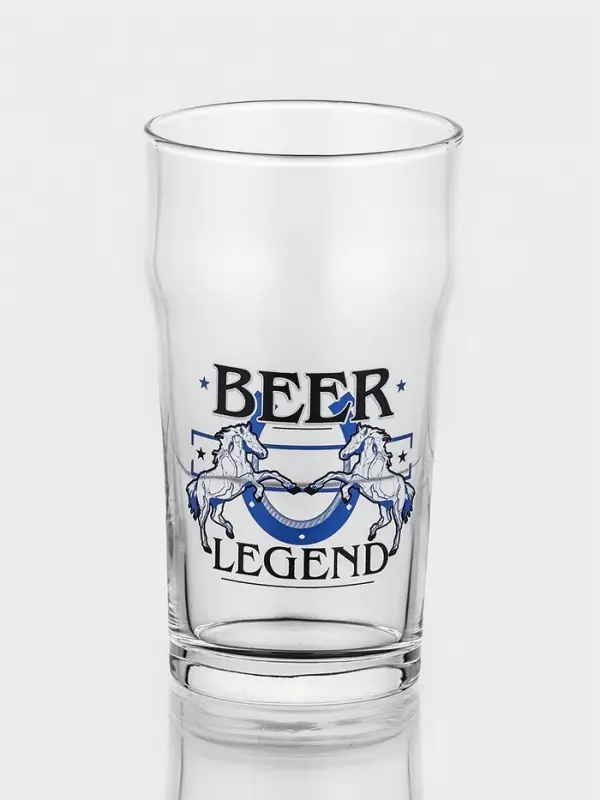 Стакан для пива  Стакан для пива "Пейл-эль" "Лошади. Beer Legend" 570 мл